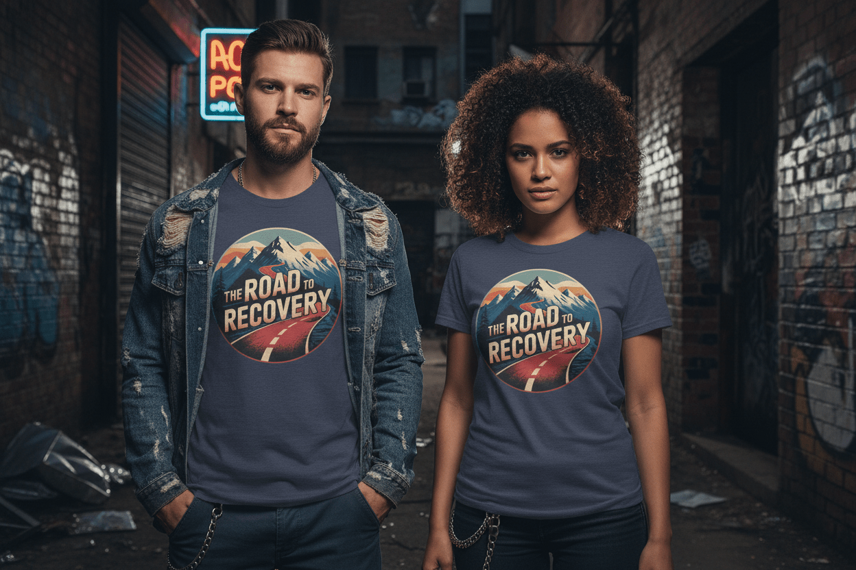 Road to Recovery Unisex Softstyle T-Shirt - NEXT CHAPTER APPAREL