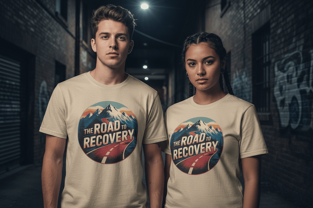 Road to Recovery Unisex Softstyle T-Shirt - NEXT CHAPTER APPAREL