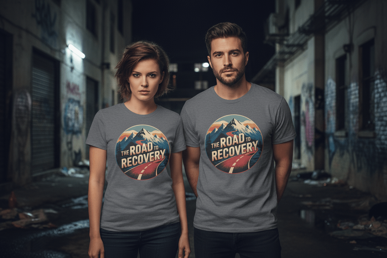 Road to Recovery Unisex Softstyle T-Shirt - NEXT CHAPTER APPAREL