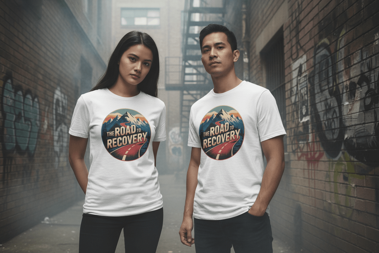 Road to Recovery Unisex Softstyle T-Shirt - NEXT CHAPTER APPAREL