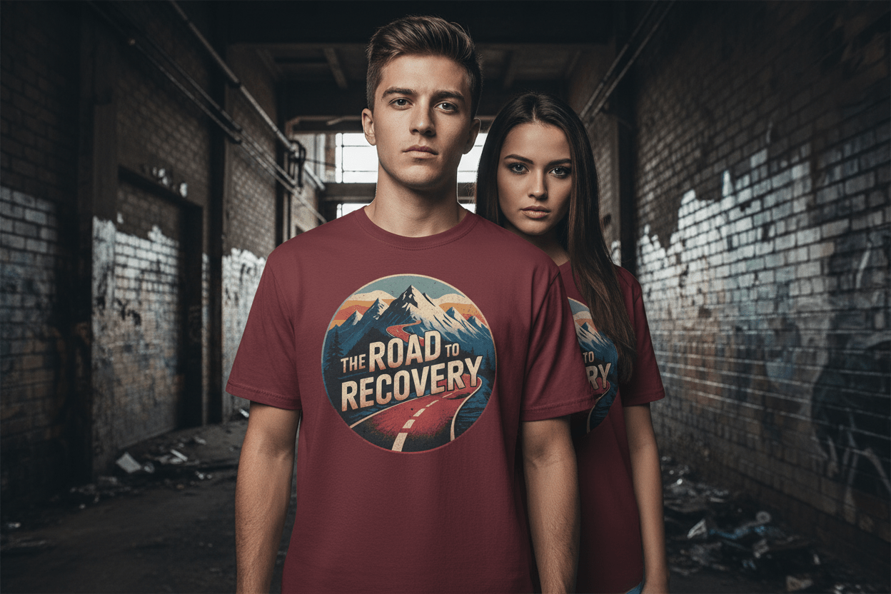 Road to Recovery Unisex Softstyle T-Shirt - NEXT CHAPTER APPAREL