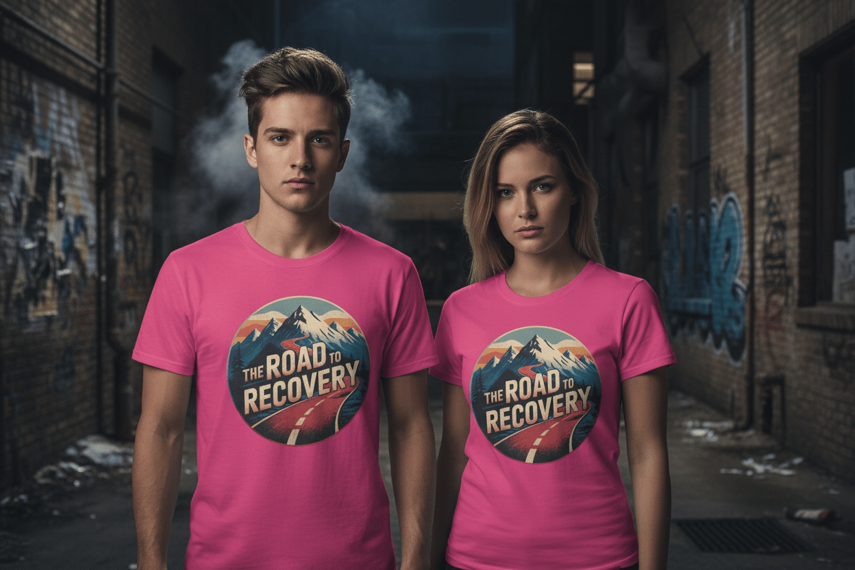 Road to Recovery Unisex Softstyle T-Shirt - NEXT CHAPTER APPAREL