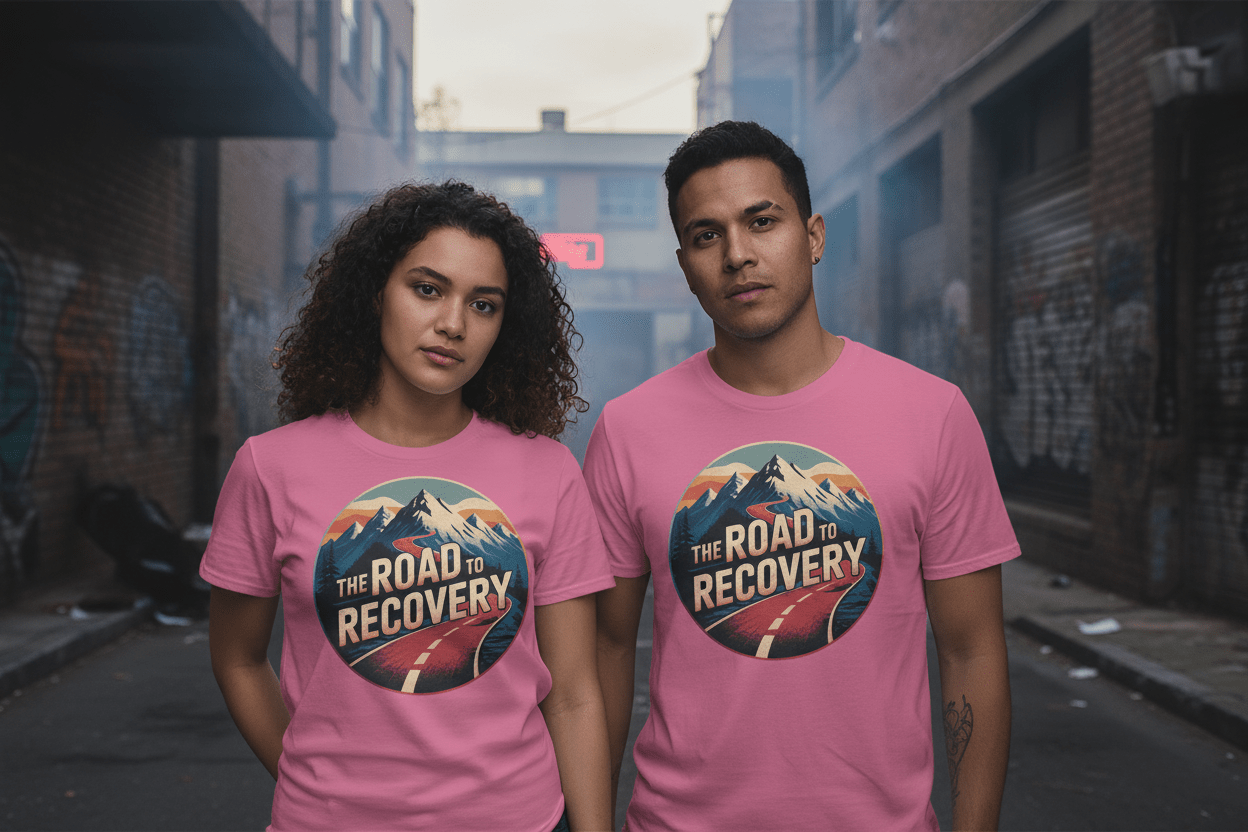 Road to Recovery Unisex Softstyle T-Shirt - NEXT CHAPTER APPAREL