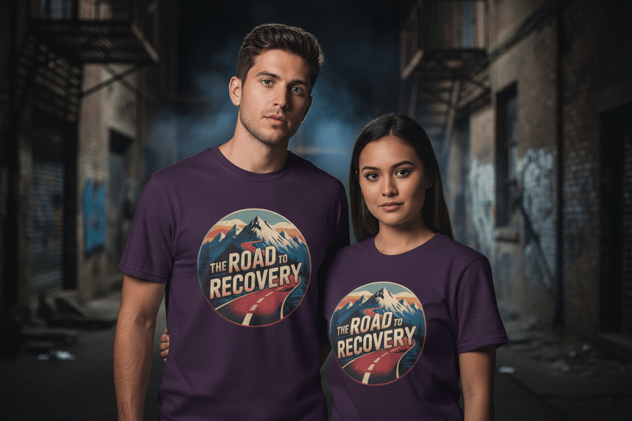 Road to Recovery Unisex Softstyle T-Shirt - NEXT CHAPTER APPAREL