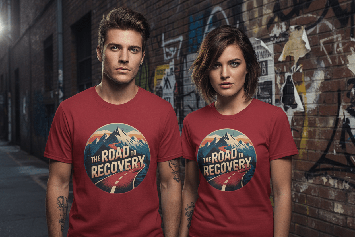 Road to Recovery Unisex Softstyle T-Shirt - NEXT CHAPTER APPAREL