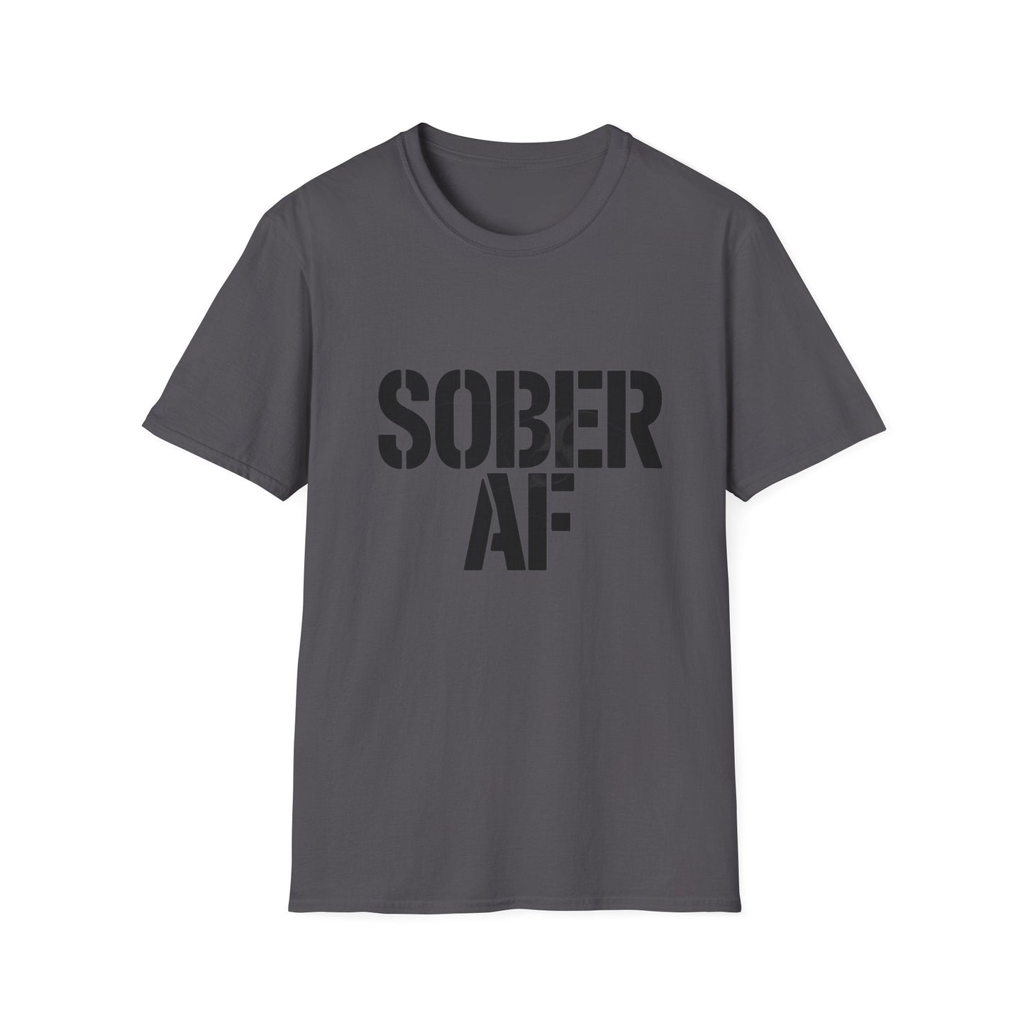 Sober AF Unisex Softstyle T-Shirt - NEXT CHAPTER APPAREL