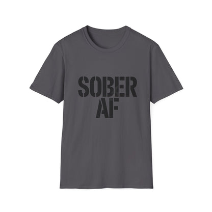 Sober AF Unisex Softstyle T-Shirt - NEXT CHAPTER APPAREL