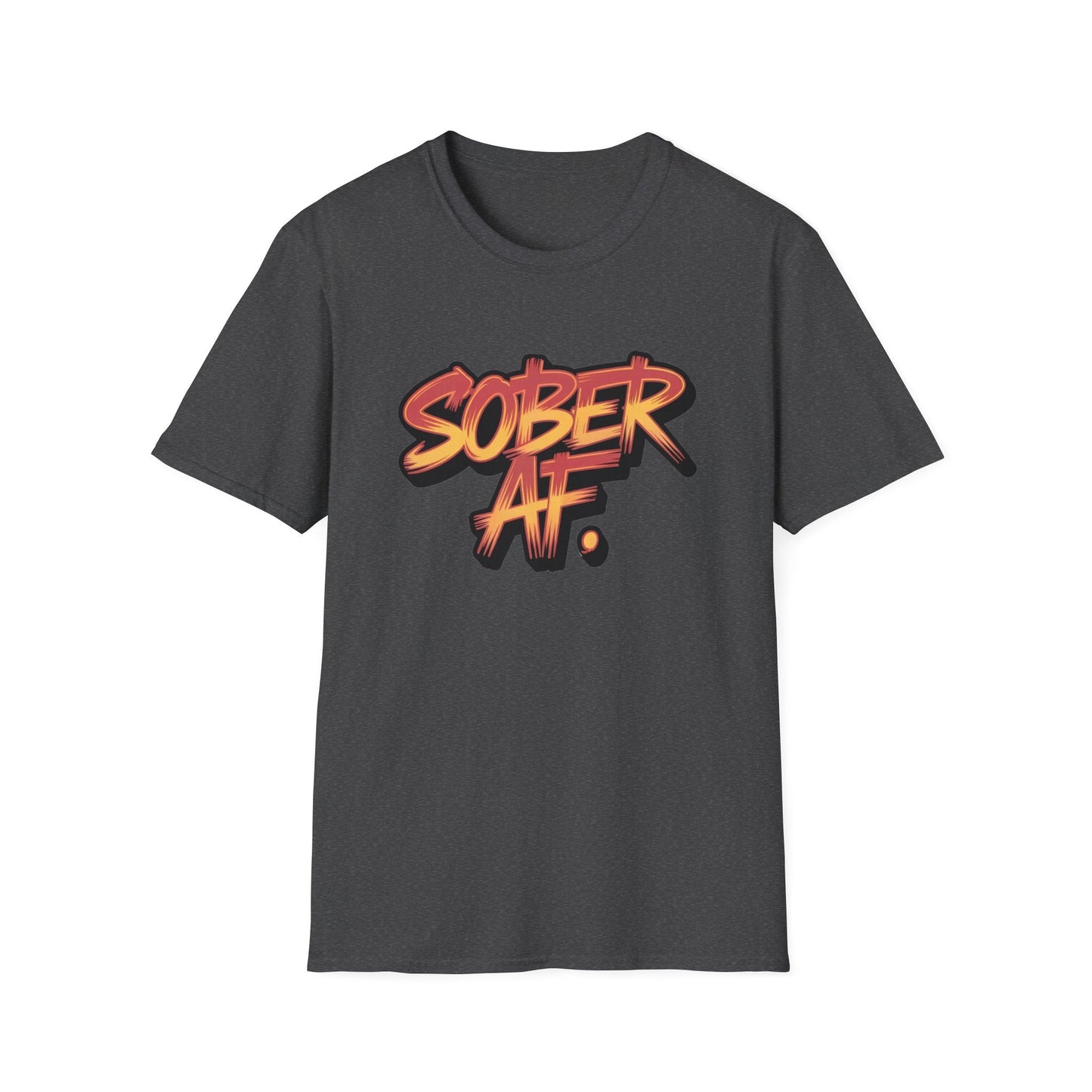 Sober AF Unisex Softstyle T-Shirt, - NEXT CHAPTER APPAREL