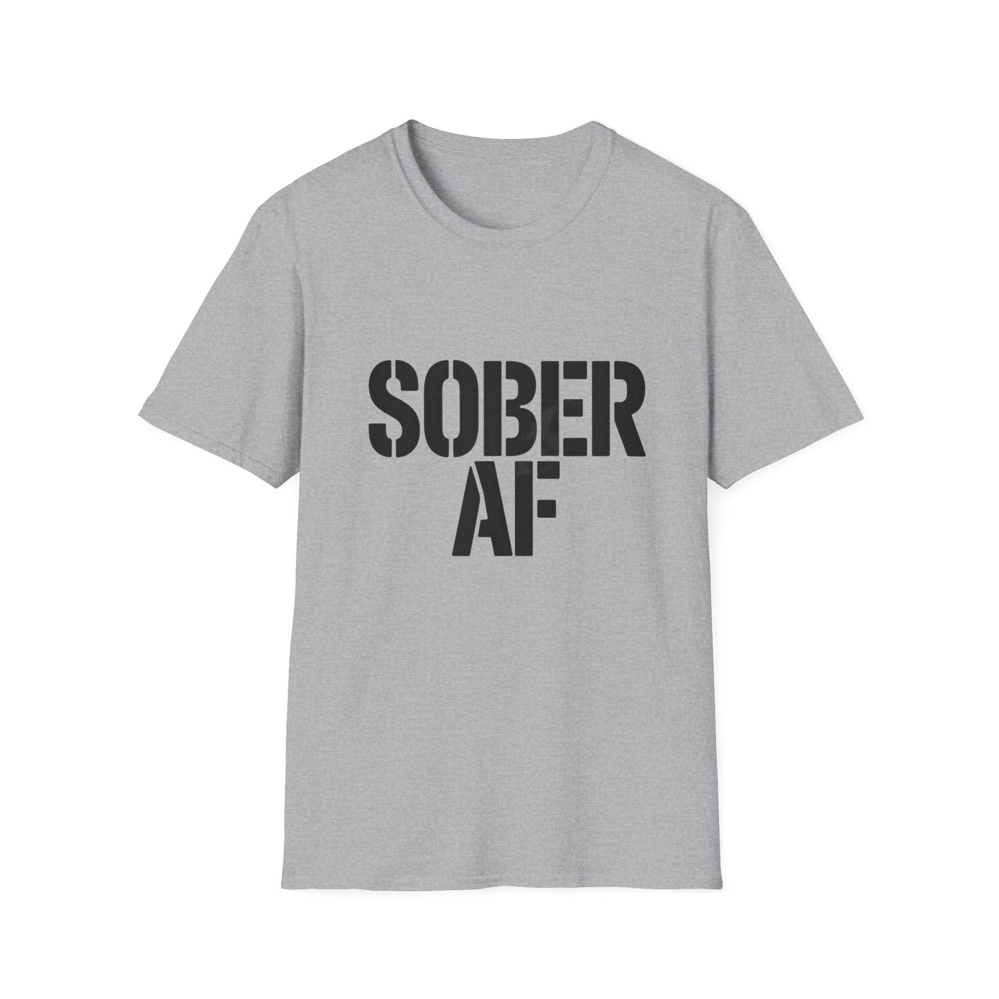 Sober AF Unisex Softstyle T-Shirt - NEXT CHAPTER APPAREL