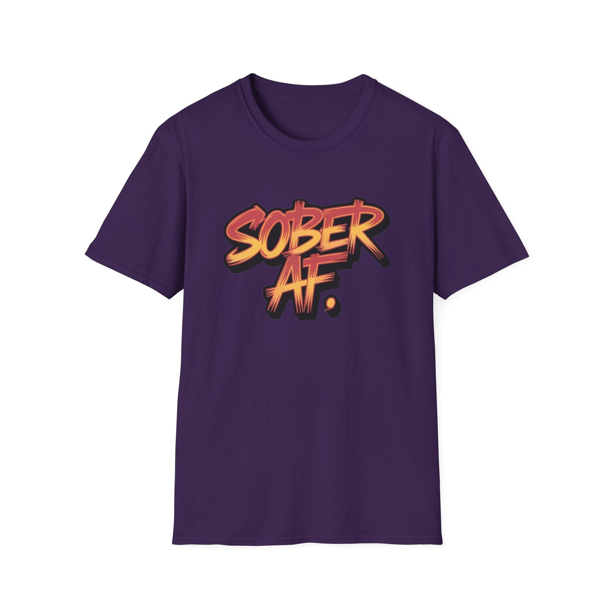 Sober AF Unisex Softstyle T-Shirt, - NEXT CHAPTER APPAREL