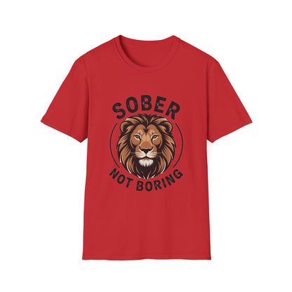Sober Not Boring Addiction Recovery T-Shirt - NEXT CHAPTER APPAREL
