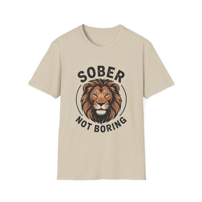 Sober Not Boring Addiction Recovery T-Shirt - NEXT CHAPTER APPAREL