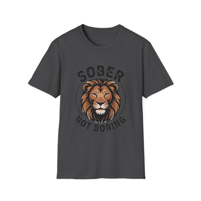 Sober Not Boring Addiction Recovery T-Shirt - NEXT CHAPTER APPAREL