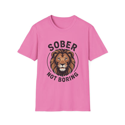 Sober Not Boring Addiction Recovery T-Shirt - NEXT CHAPTER APPAREL