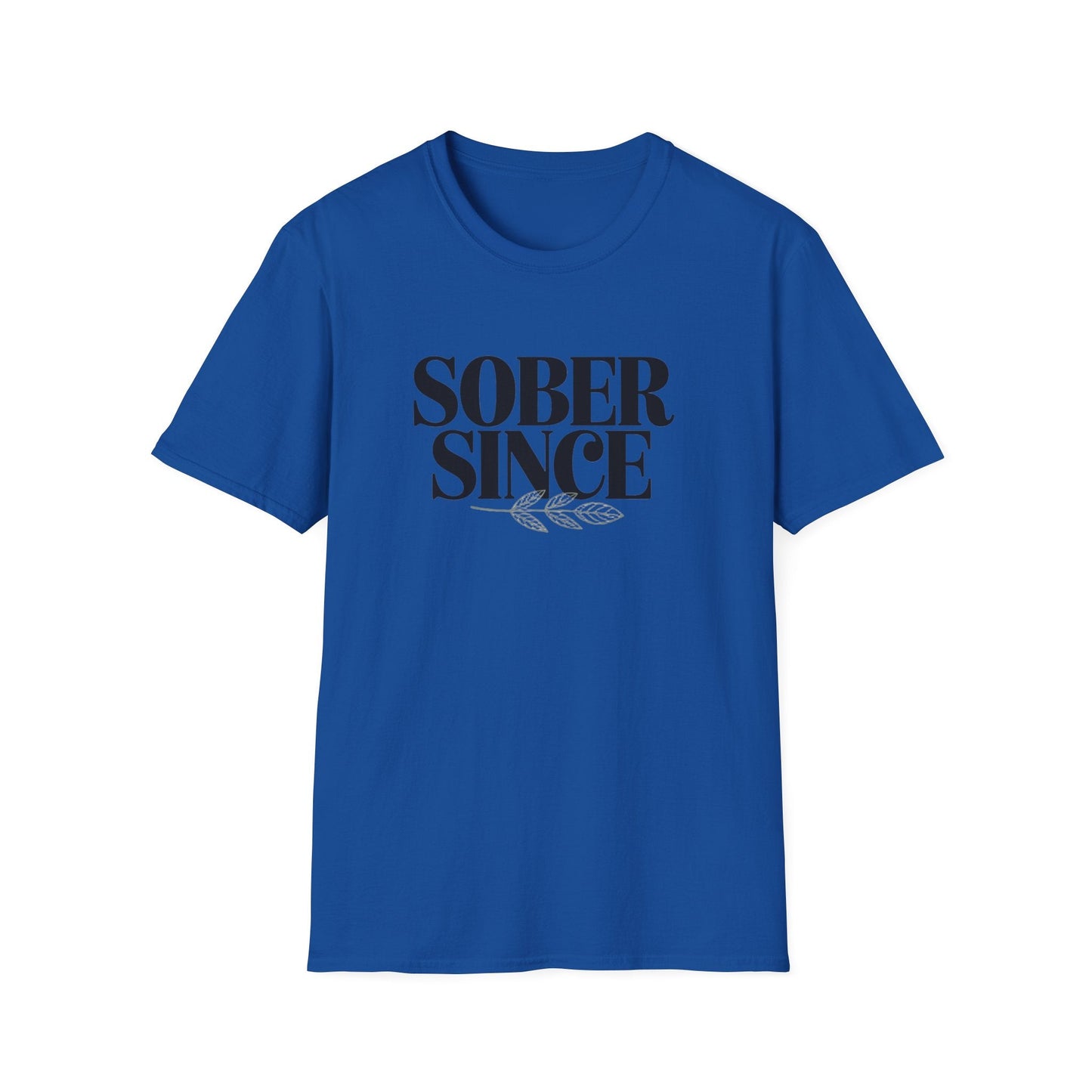 Sober Since personalized Unisex Softstyle T-Shirt - NEXT CHAPTER APPAREL