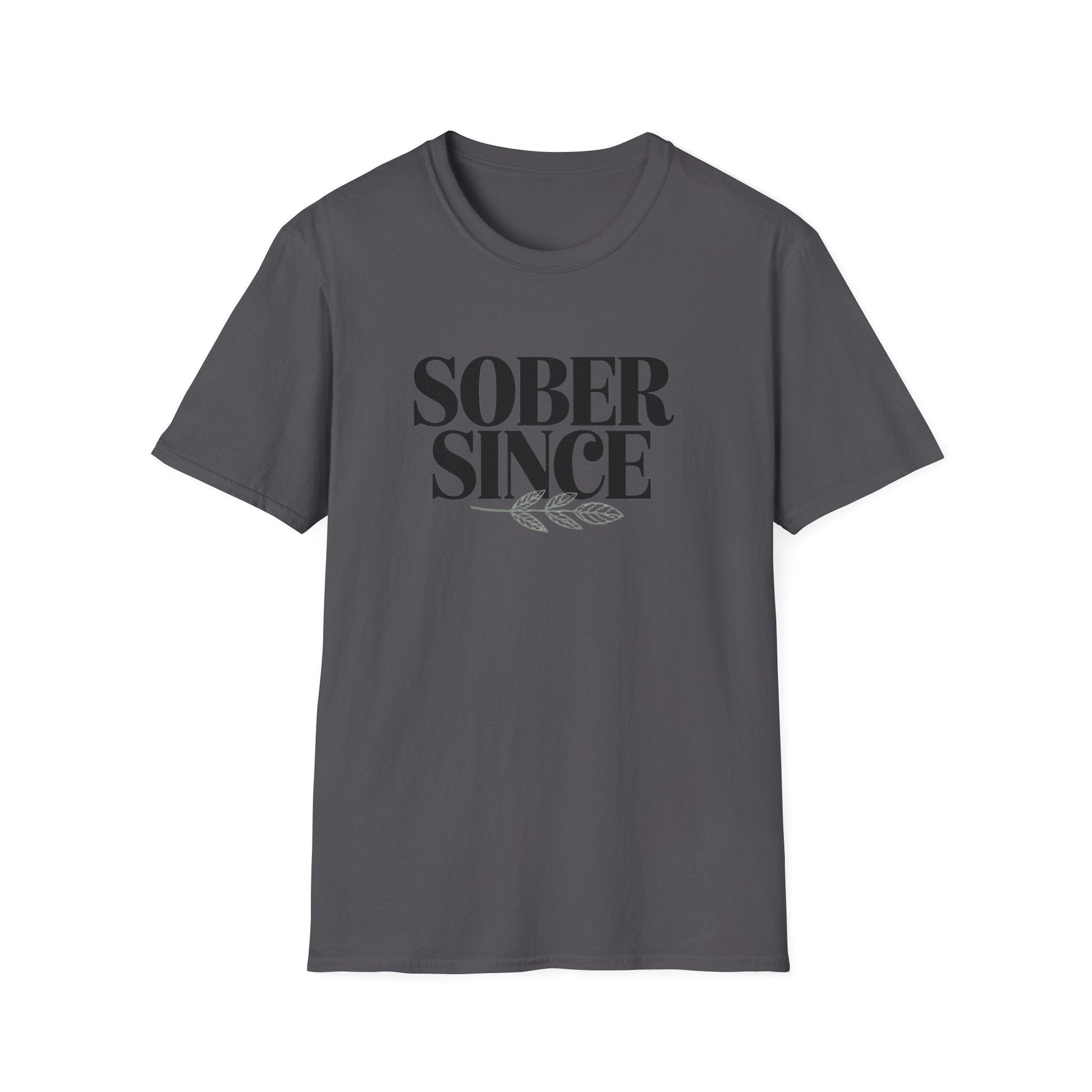 Sober Since personalized Unisex Softstyle T-Shirt - NEXT CHAPTER APPAREL