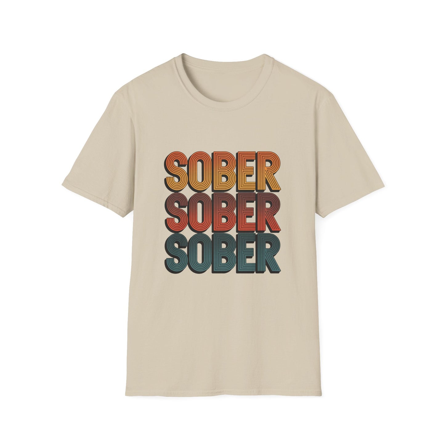 Sober Sober Sober Unisex Softstyle T-Shirt - NEXT CHAPTER APPAREL