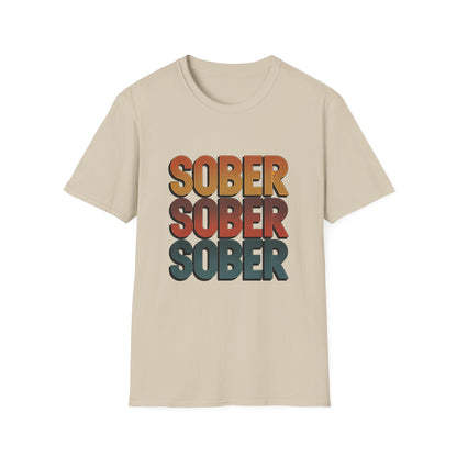 Sober Sober Sober Unisex Softstyle T-Shirt - NEXT CHAPTER APPAREL