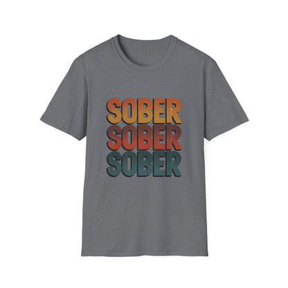 Sober Sober Sober Unisex Softstyle T-Shirt - NEXT CHAPTER APPAREL