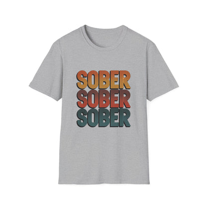 Sober Sober Sober Unisex Softstyle T-Shirt - NEXT CHAPTER APPAREL