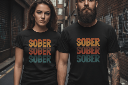 Sober Sober Sober Unisex Softstyle T-Shirt - NEXT CHAPTER APPAREL