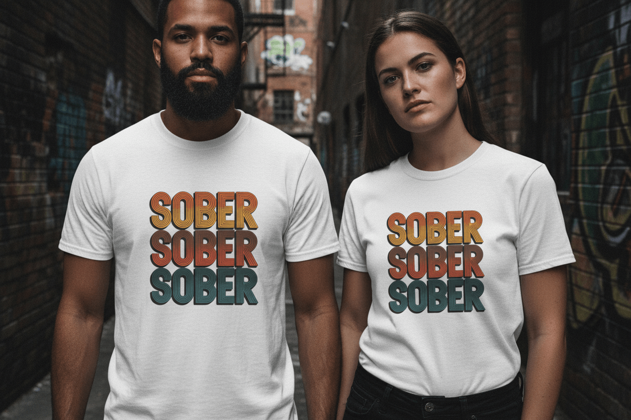 Sober Sober Sober Unisex Softstyle T-Shirt - NEXT CHAPTER APPAREL