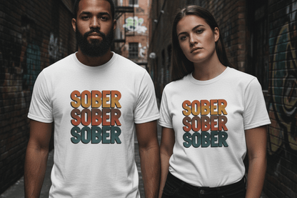 Sober Sober Sober Unisex Softstyle T-Shirt - NEXT CHAPTER APPAREL