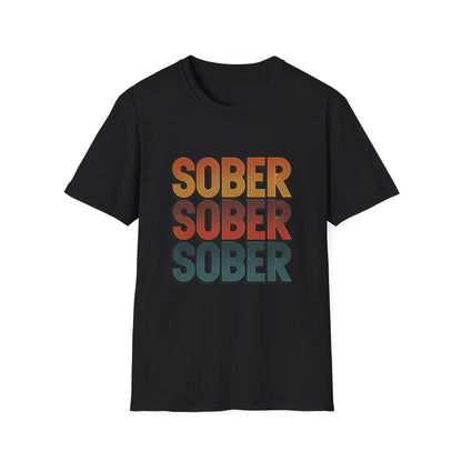 Sober Sober Sober Unisex Softstyle T-Shirt - NEXT CHAPTER APPAREL
