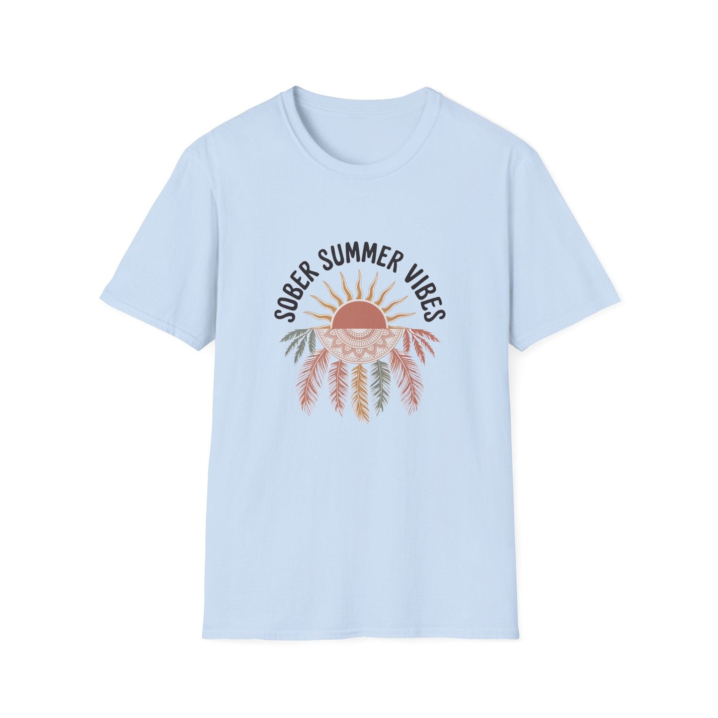 Sober summer Vibes Unisex Softstyle T-Shirt - NEXT CHAPTER APPAREL