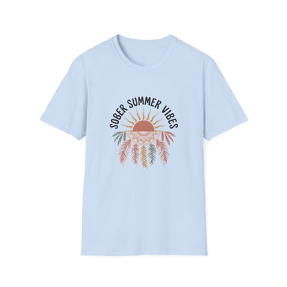 Sober summer Vibes Unisex Softstyle T-Shirt - NEXT CHAPTER APPAREL