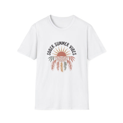 Sober summer Vibes Unisex Softstyle T-Shirt - NEXT CHAPTER APPAREL