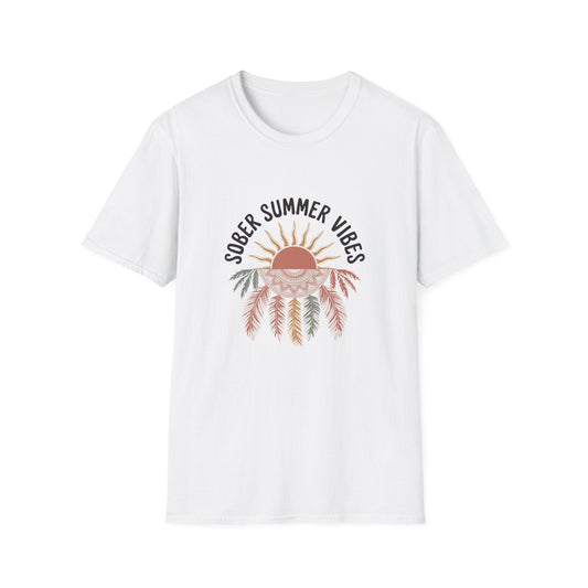 Sober summer Vibes Unisex Softstyle T-Shirt - NEXT CHAPTER APPAREL