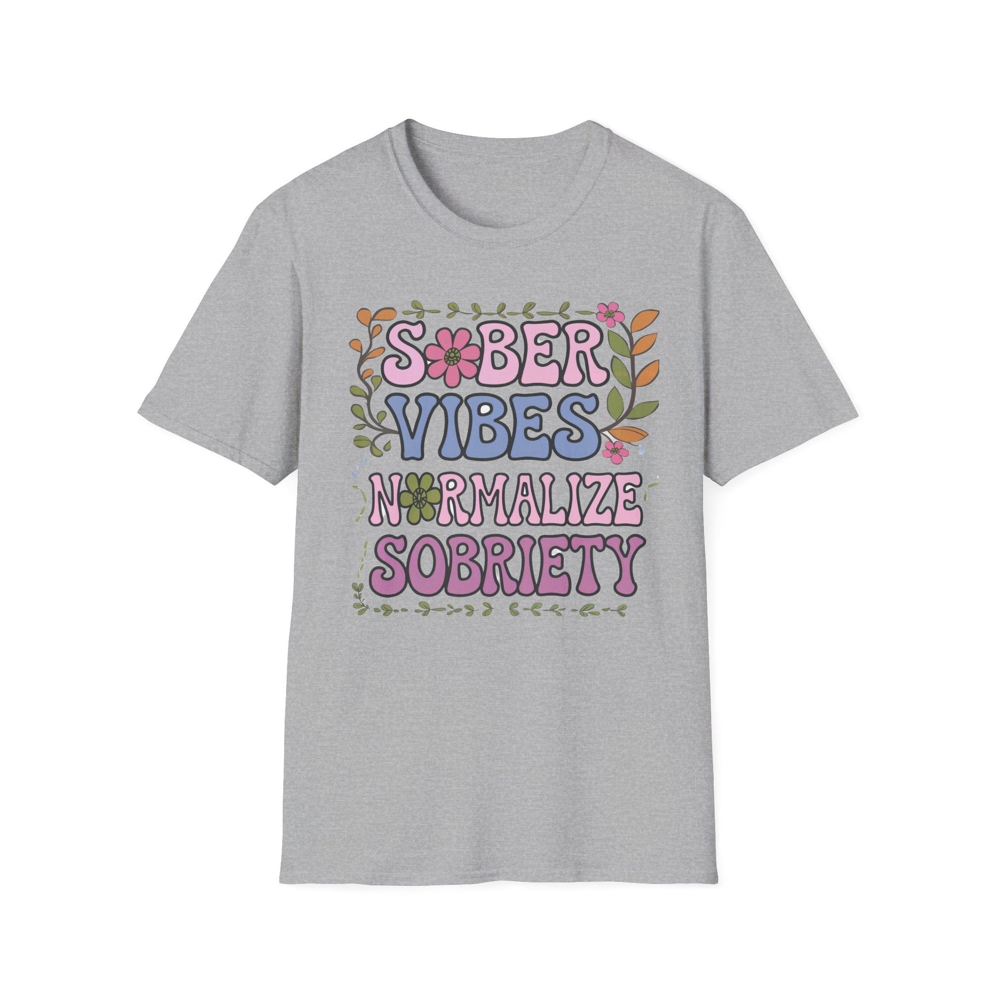 Sober Vibes T-Shirt- Recovery Addiction T Shirt - NEXT CHAPTER APPAREL