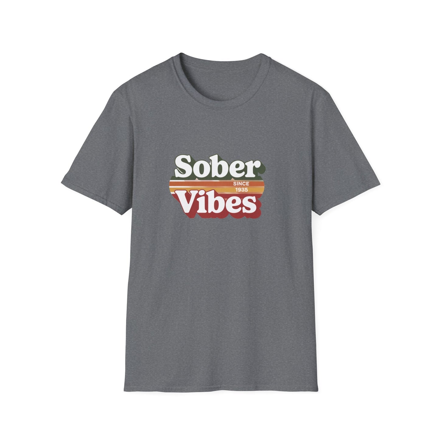 Sober Vibes Unisex T-Shirt Recovery Addiction T shirt - NEXT CHAPTER APPAREL