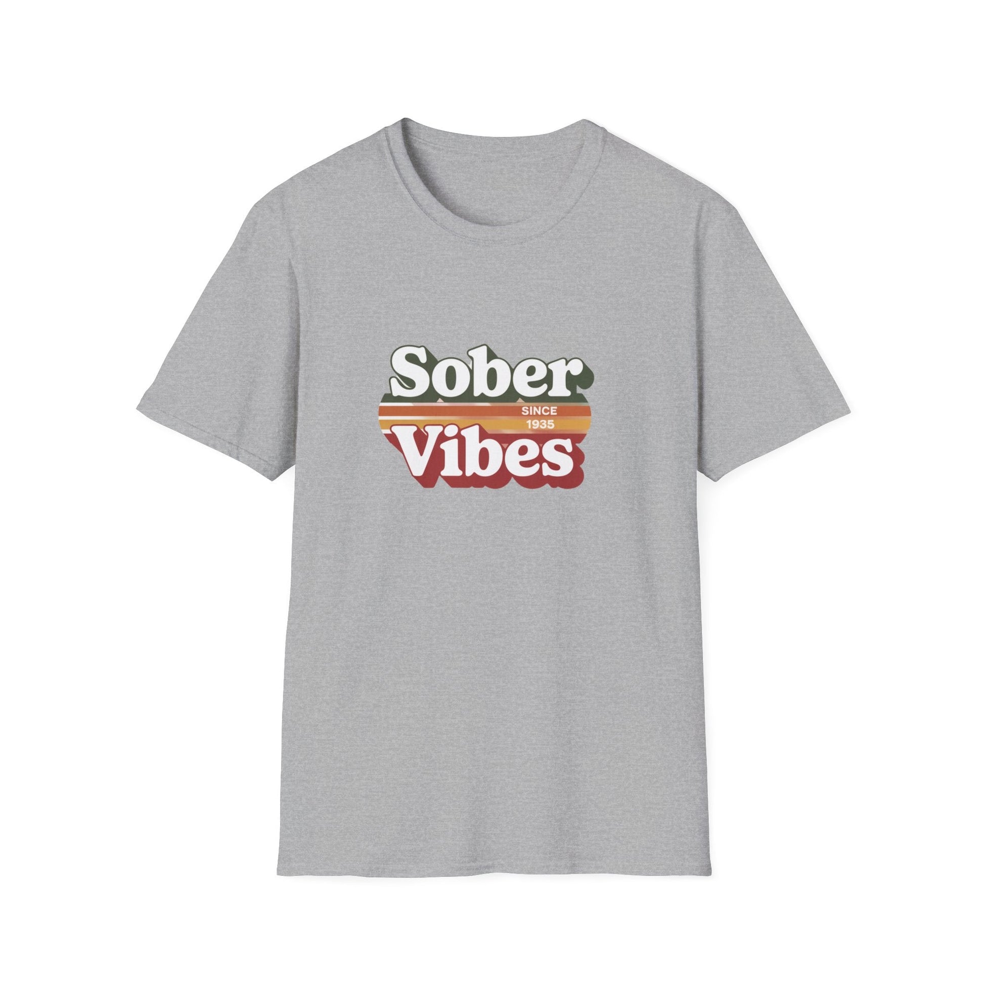 Sober Vibes Unisex T-Shirt Recovery Addiction T shirt - NEXT CHAPTER APPAREL