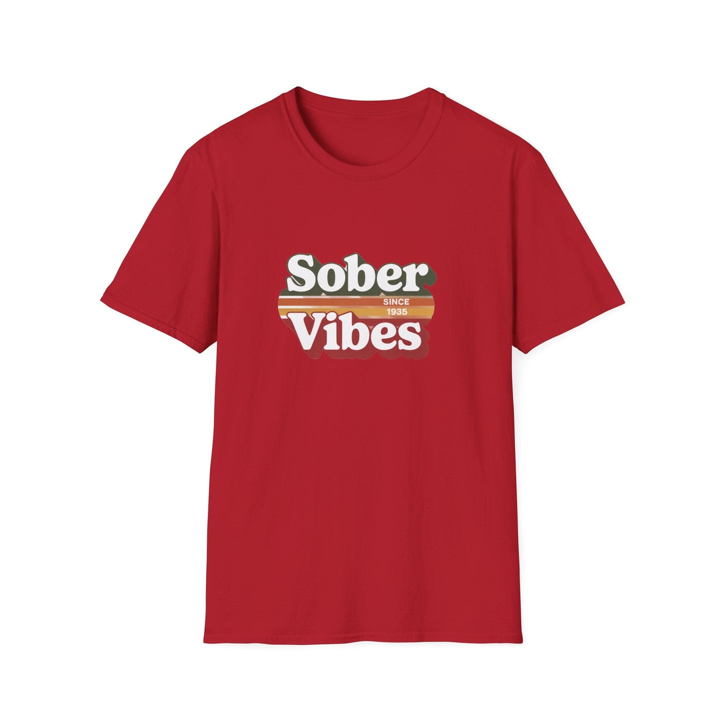 Sober Vibes Unisex T-Shirt Recovery Addiction T shirt - NEXT CHAPTER APPAREL