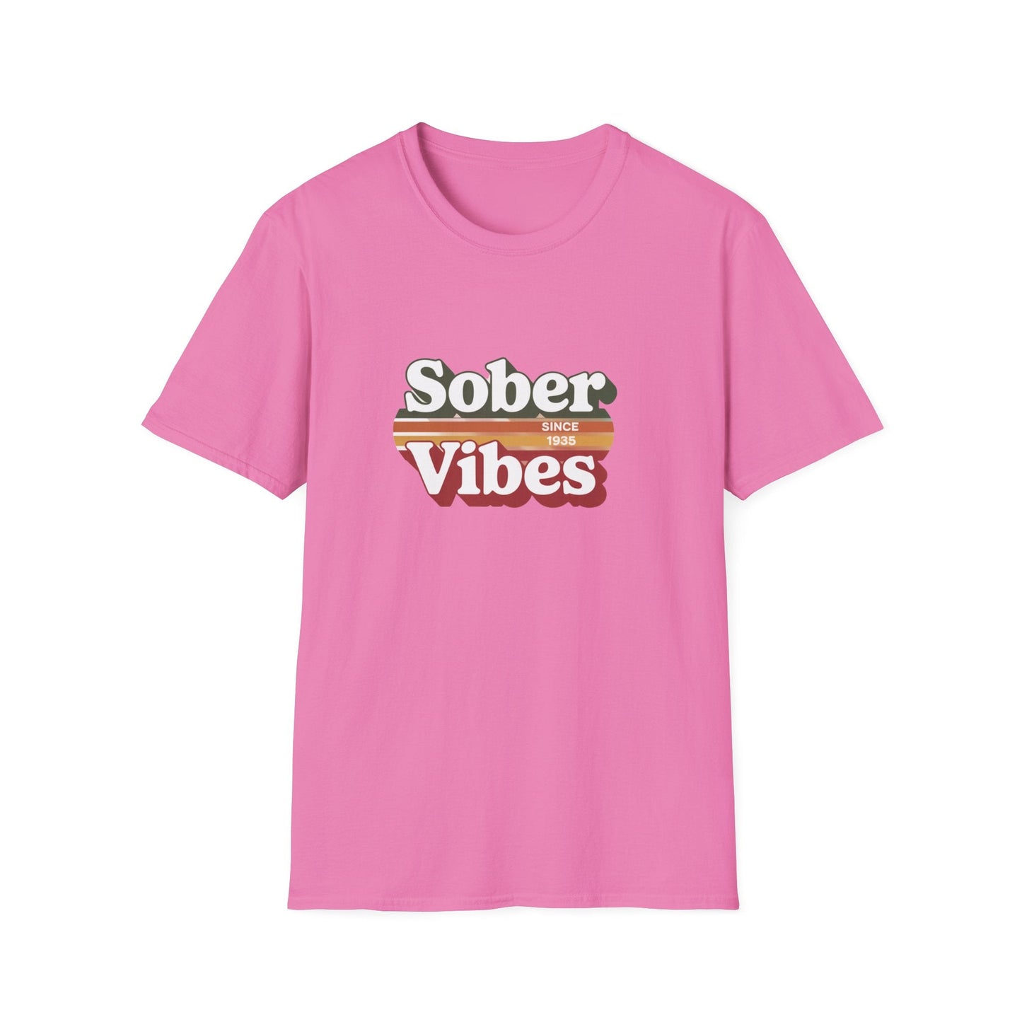 Sober Vibes Unisex T-Shirt Recovery Addiction T shirt - NEXT CHAPTER APPAREL