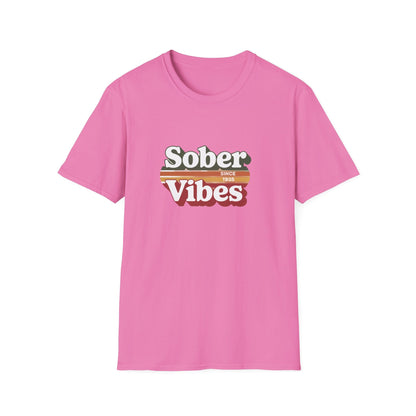 Sober Vibes Unisex T-Shirt Recovery Addiction T shirt - NEXT CHAPTER APPAREL