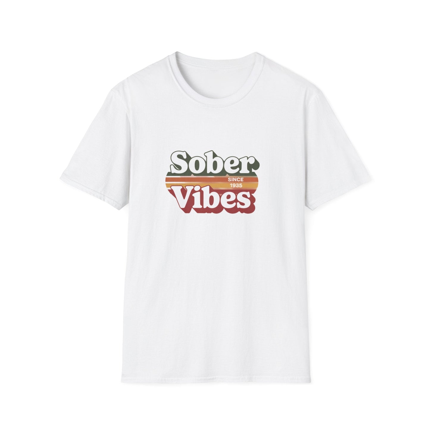 Sober Vibes Unisex T-Shirt Recovery Addiction T shirt - NEXT CHAPTER APPAREL