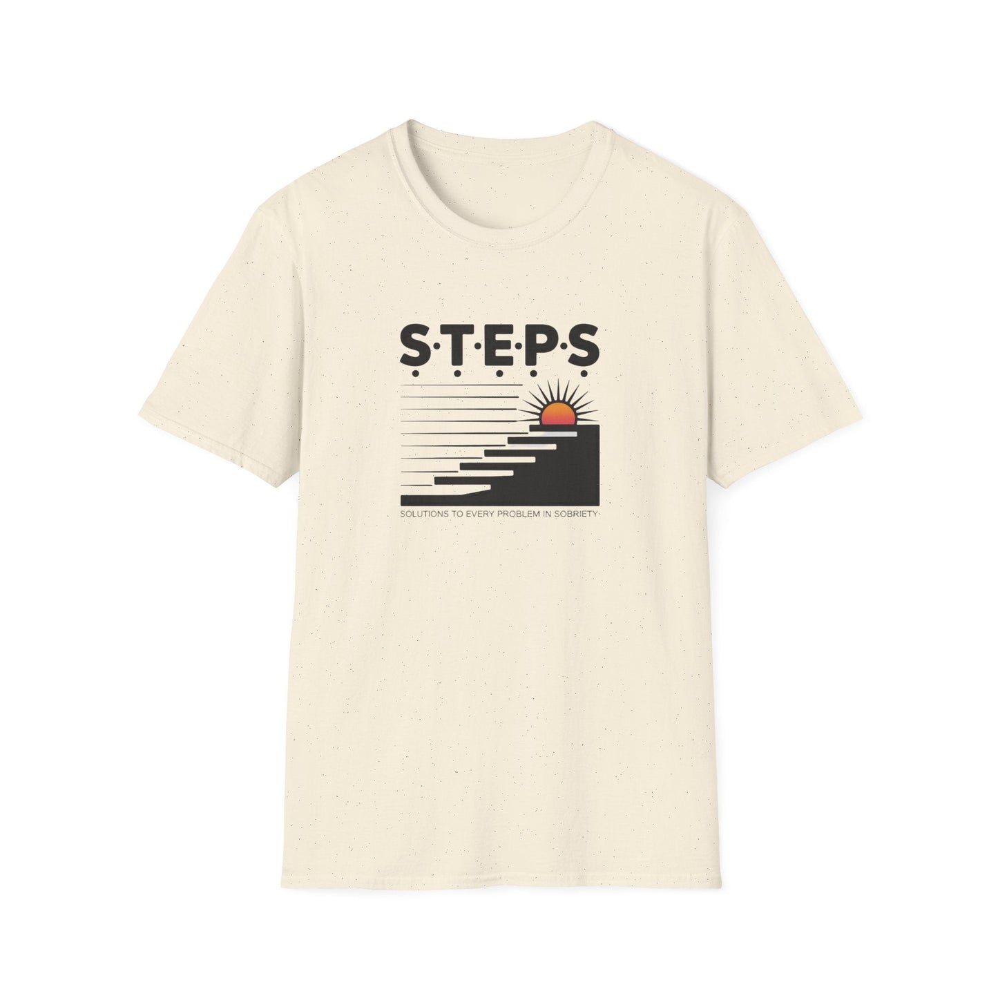 STEPS- unisex soft style recovery addiction t shirt - NEXT CHAPTER APPAREL