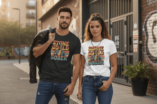 Stone Cold Sober Unisex T-Shirt, - NEXT CHAPTER APPAREL