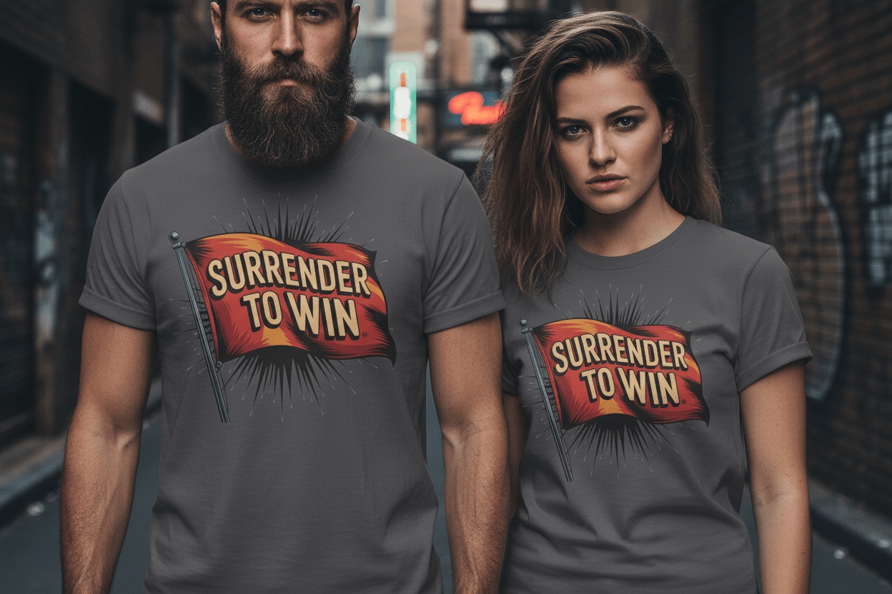 Surrender To Win Unisex Softstyle T-Shirt - NEXT CHAPTER APPAREL