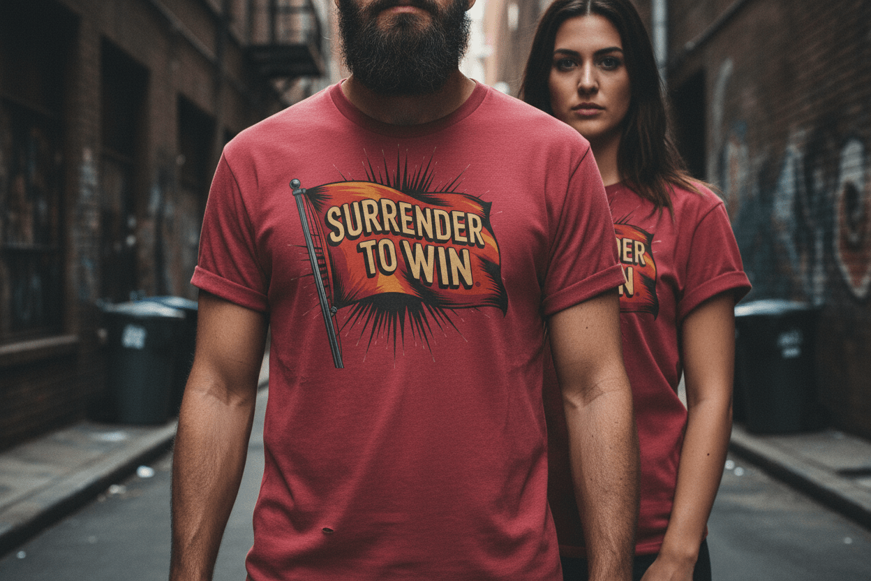 Surrender To Win Unisex Softstyle T-Shirt - NEXT CHAPTER APPAREL