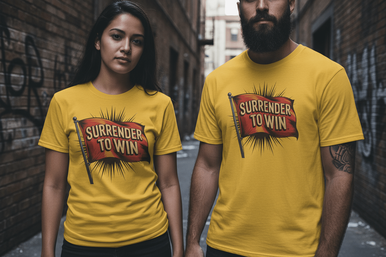 Surrender To Win Unisex Softstyle T-Shirt - NEXT CHAPTER APPAREL