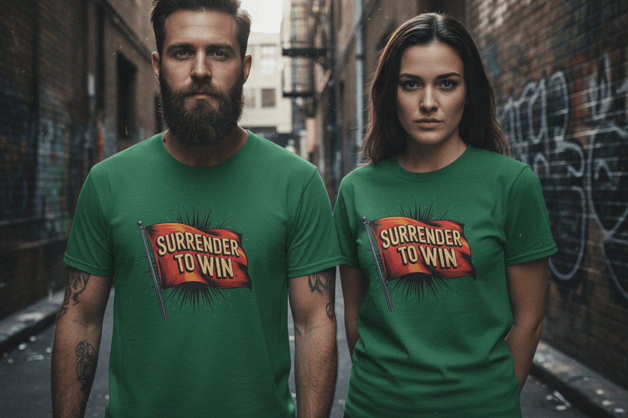 Surrender To Win Unisex Softstyle T-Shirt - NEXT CHAPTER APPAREL