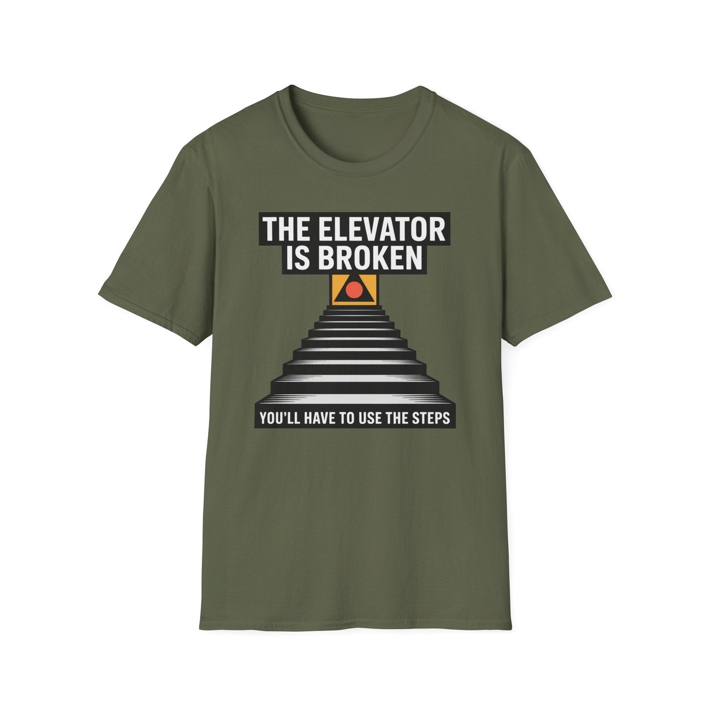 The Elevator Is Broken Recovery Addiction T shirt - NEXT CHAPTER APPAREL