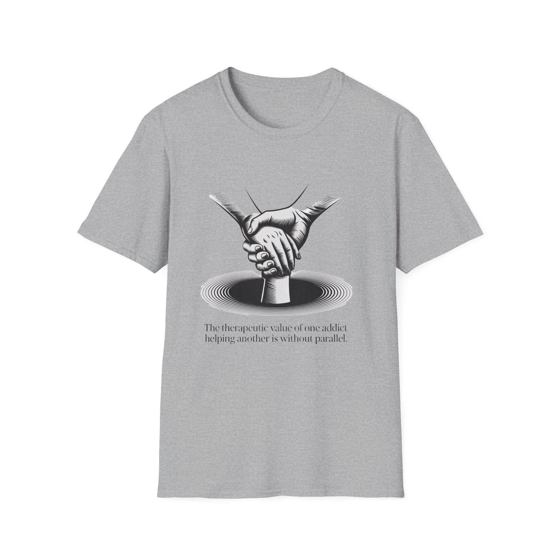 Therapeutic hand Unisex Softstyle T-Shirt - NEXT CHAPTER APPAREL