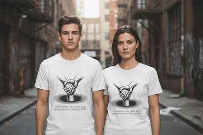 Therapeutic hand Unisex Softstyle T-Shirt - NEXT CHAPTER APPAREL