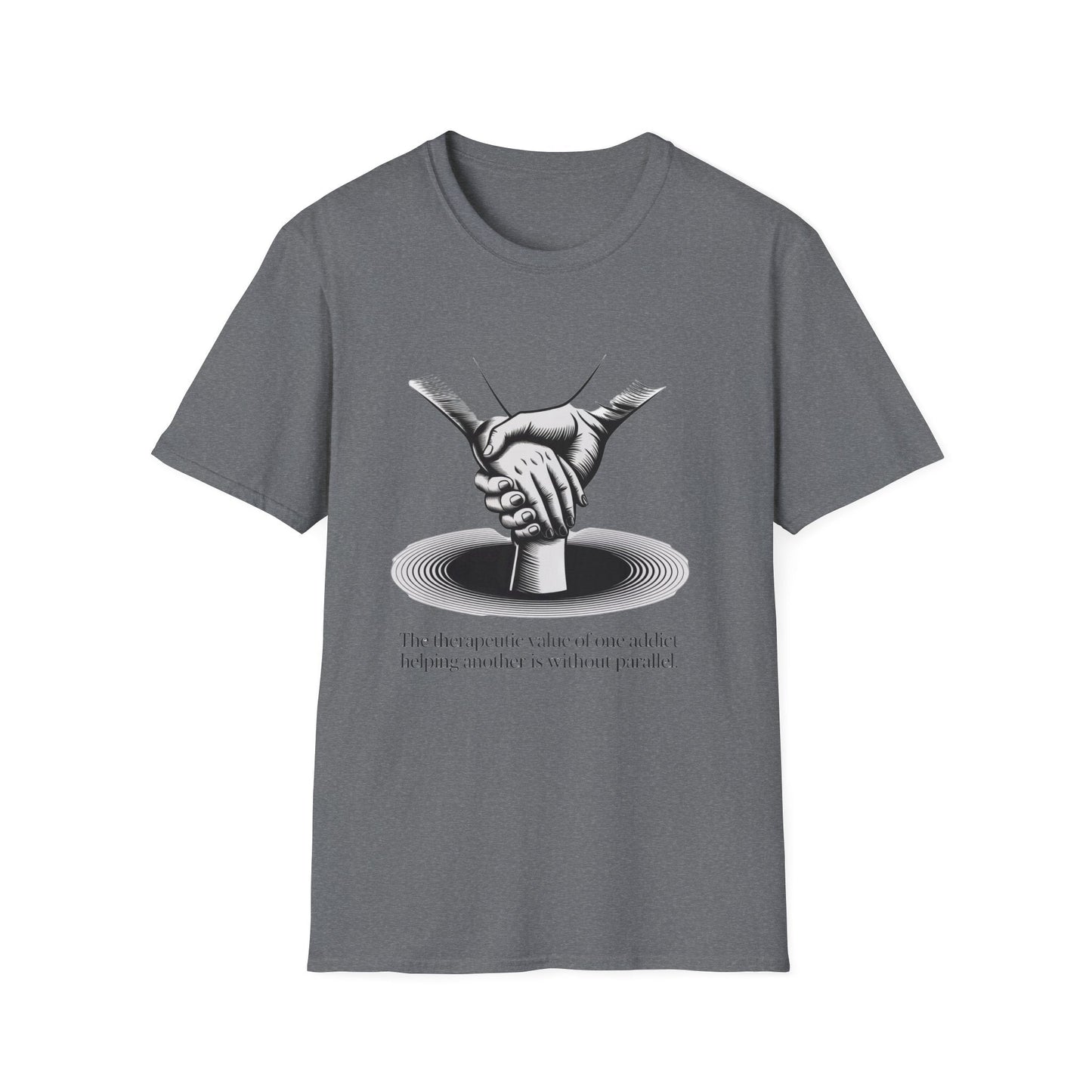 Therapeutic hand Unisex Softstyle T-Shirt - NEXT CHAPTER APPAREL