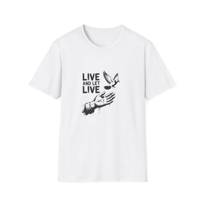 Unisex Live and Let Live T-Shirt, Softstyle - NEXT CHAPTER APPAREL